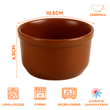 Cumbuca cerâmica refrataria 250ml