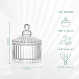 Potiche Decorativo Vidro - A Gourmet