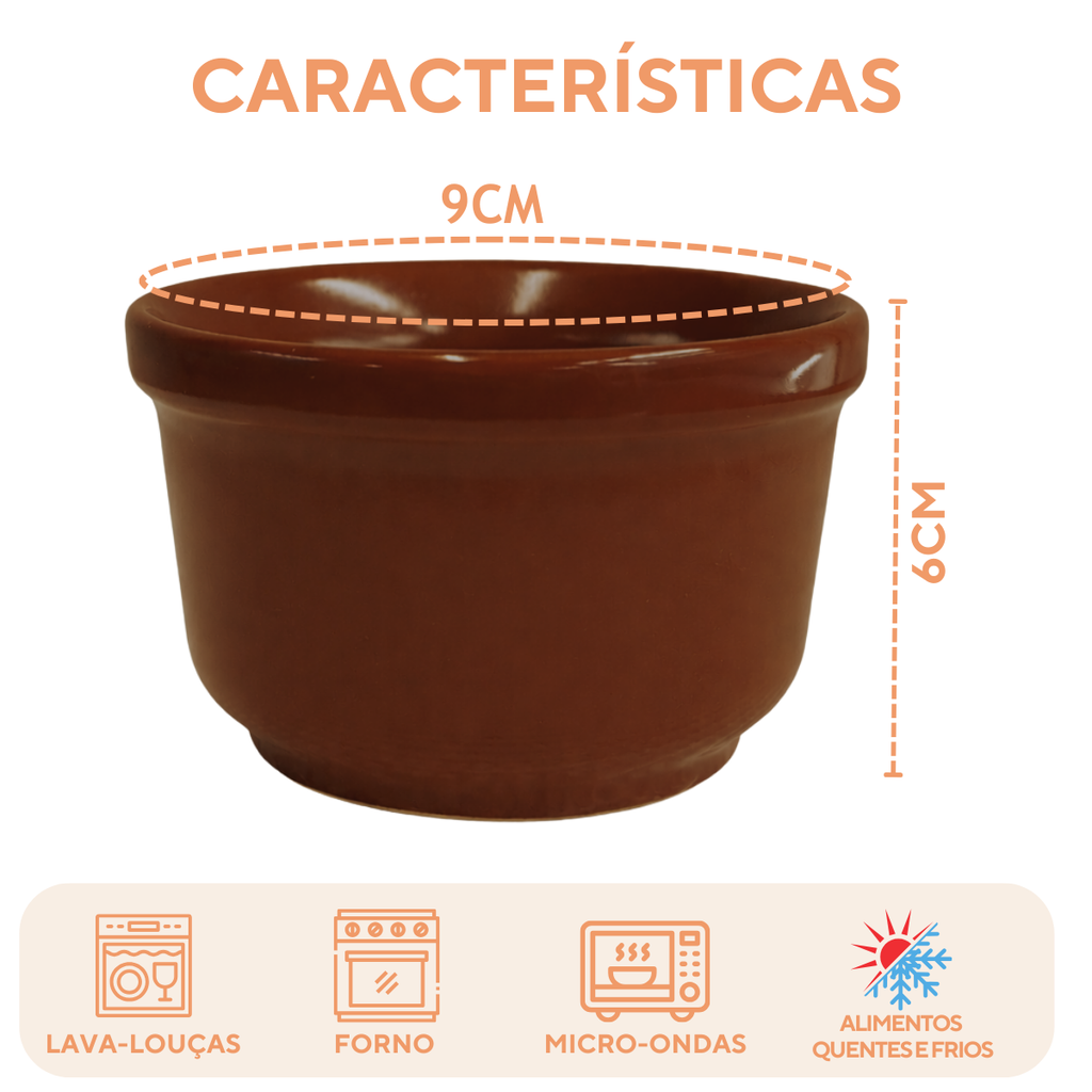 Cumbuca Ceramica Alta 200ml