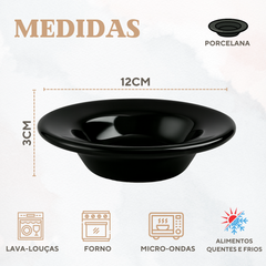 Pires Chapéu de Porcelana Preto