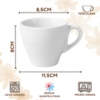 Xicara cappuccino pires redondo