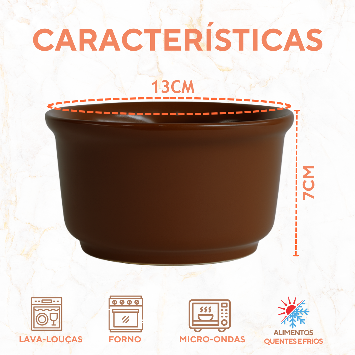 Cumbuca Ceramica 500ml