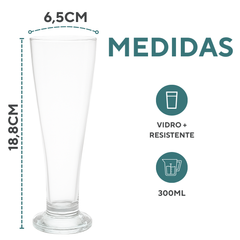 Copo Cerveja Tulipa 300ml