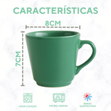 Xicara de Chá sem Pires Verde