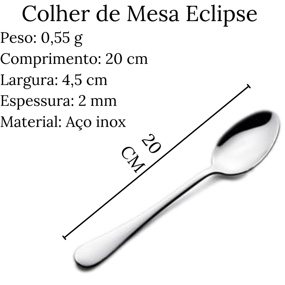 Colher Mesa Eclipse Hercules Hercules