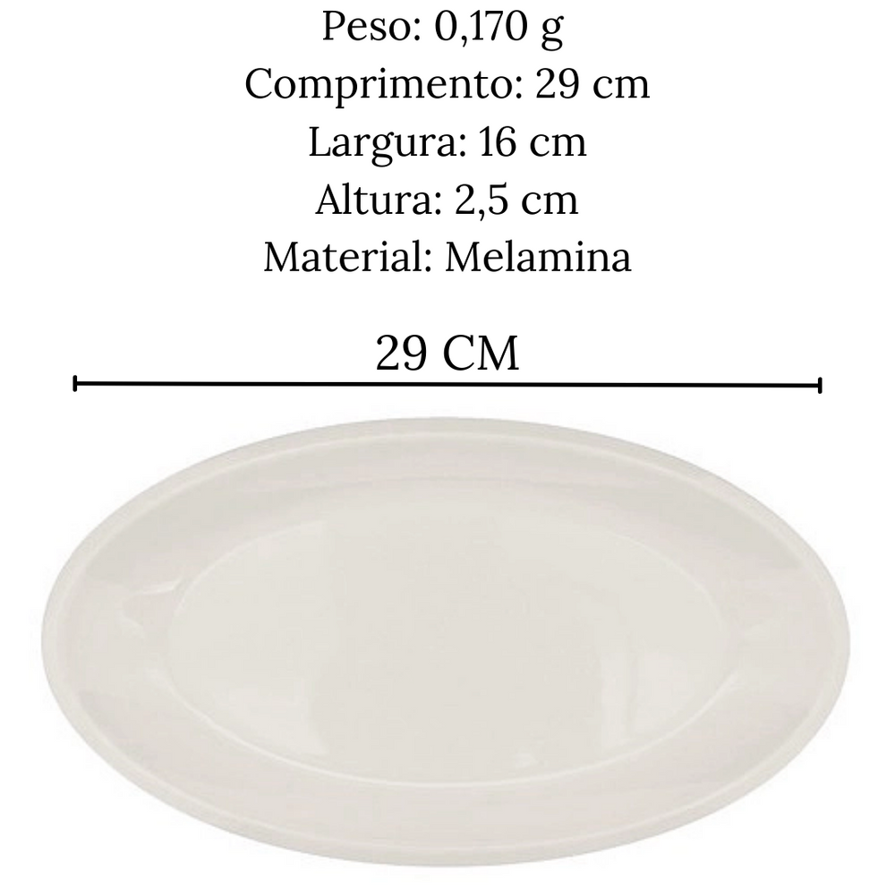 Travessa Melamina Plaza 30cm - A Gourmet
