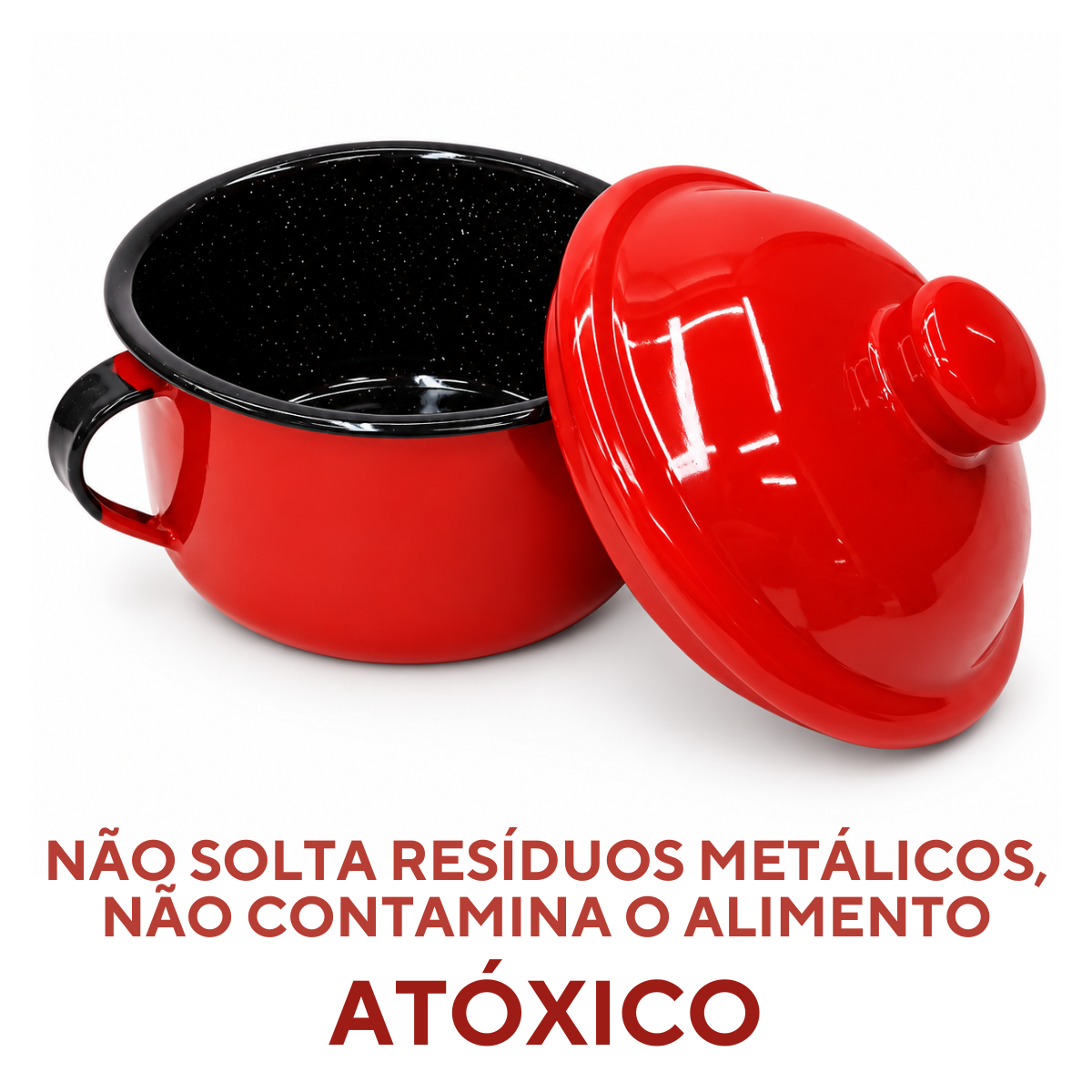 Açucareiro Ágata Vermelho 450ml