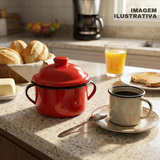 Açucareiro Ágata Vermelho 450ml