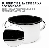 Açucareiro Ágata Branco 450ml