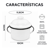 Açucareiro Ágata Branco 450ml