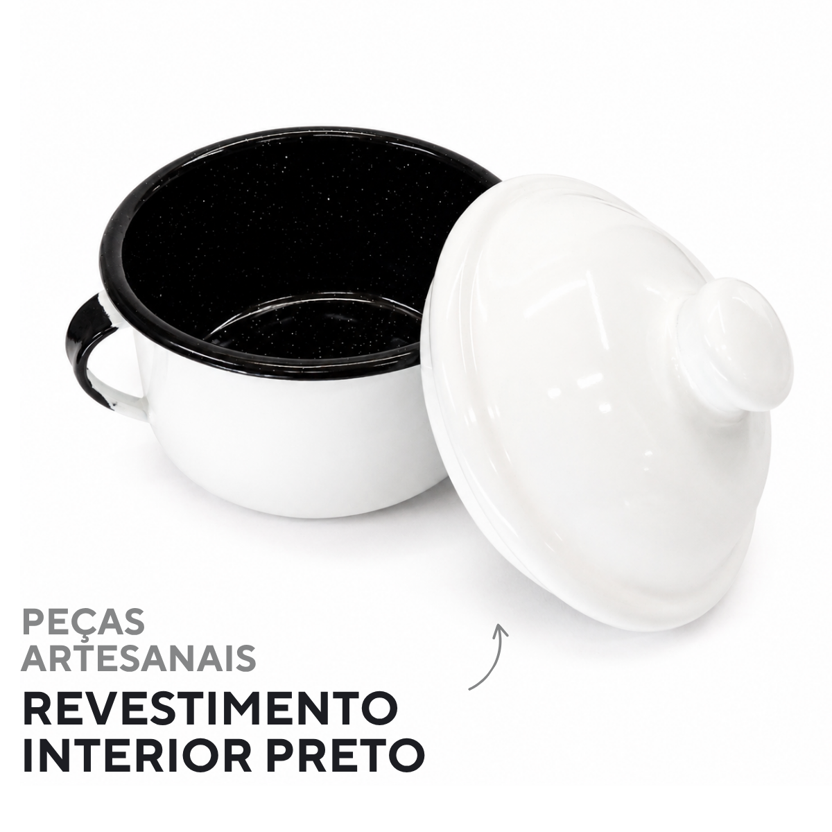 Açucareiro Ágata Branco 450ml