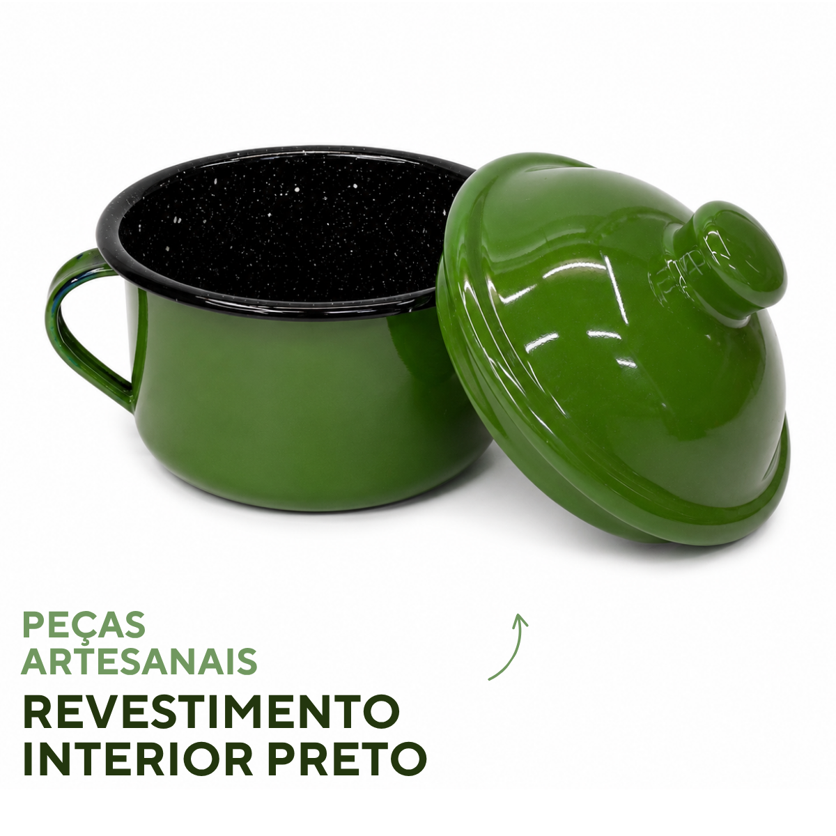Açucareiro Ágata Verde 450ml