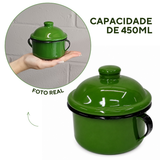 Açucareiro Ágata Verde 450ml