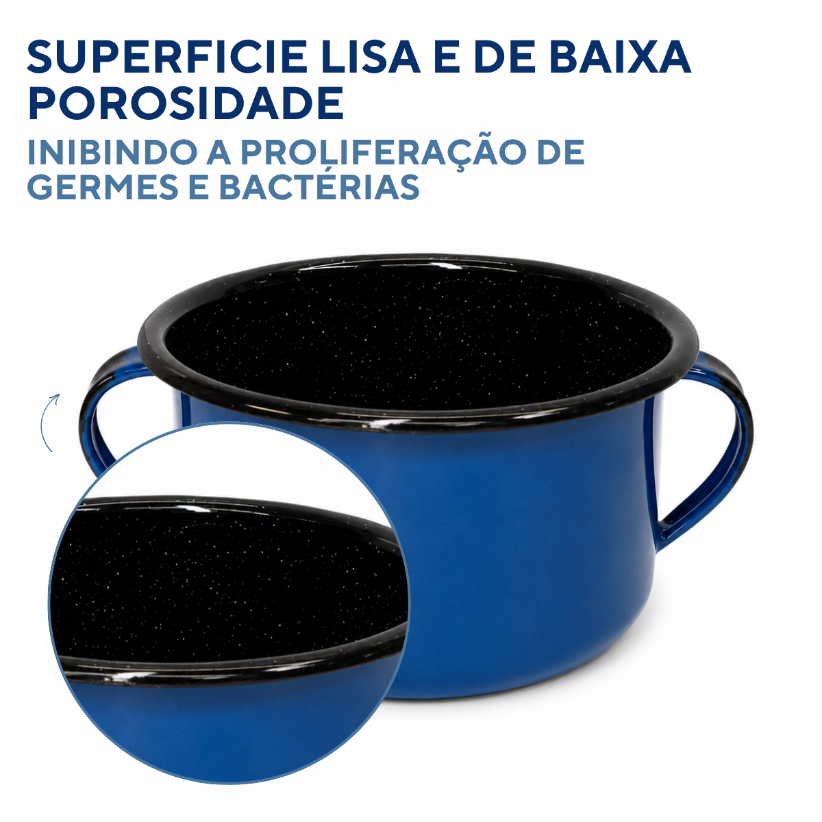 Açucareiro Ágata 450ml Azul
