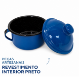 Açucareiro Ágata 450ml Azul