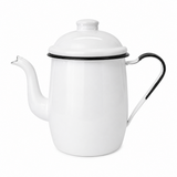 Bule Agata De Café Chá Esmaltado 1 Litro Interior Preto