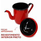 Bule de Agata Vermelho 1 Litro
