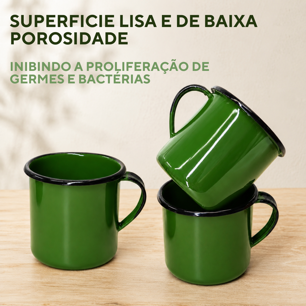 Caneca Esmaltada Agata 180ml Para Café Chá Retrô
