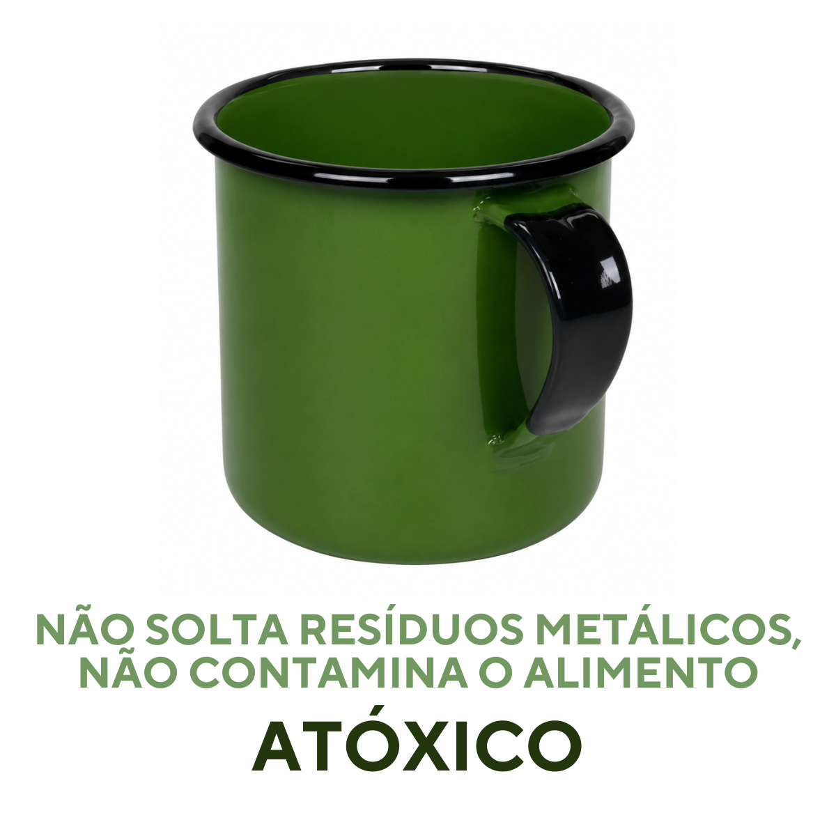 Caneca Esmaltada Agata 180ml Para Café Chá Retrô