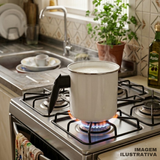 Caneca Leiteira Agata 1,25 L Esmaltada Fogão Indução