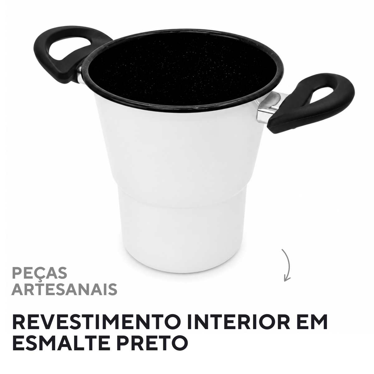 Cuscuzeira Ágata Branco