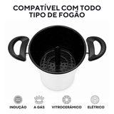 Cuscuzeira Ágata Branco