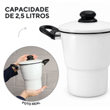 Cuscuzeira Ágata Branco
