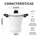 Cuscuzeira Ágata Branco