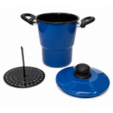 Cuscuzeira Ágata Azul