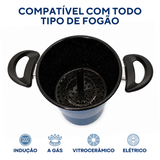 Cuscuzeira Ágata Azul