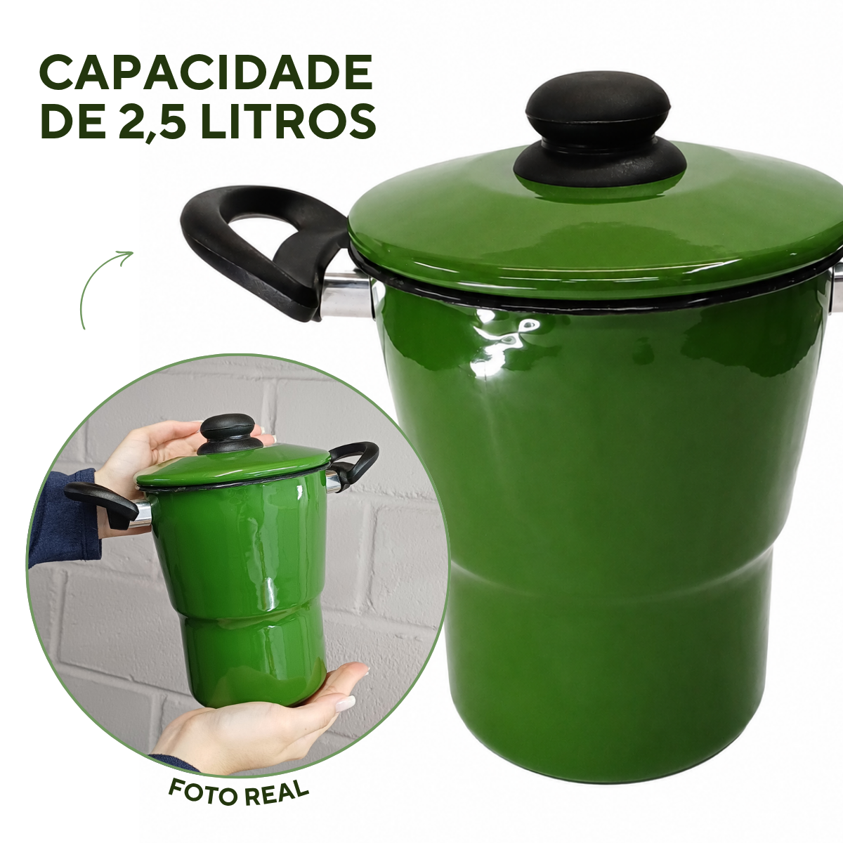 Cuscuzeira Ágata Verde