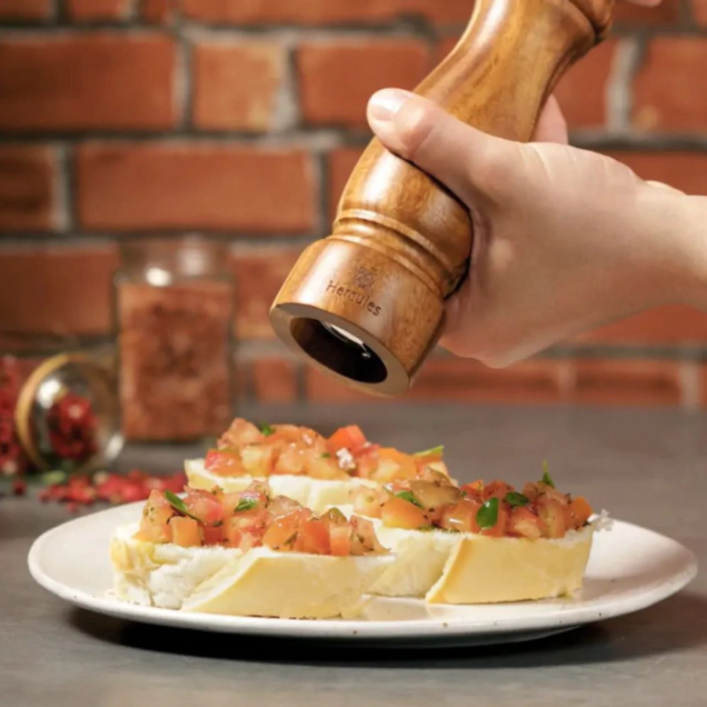 Moedor de Sal e Pimenta de Madeira Hercules