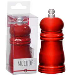 Moedor de Tempero Vermelho em Aço inox
