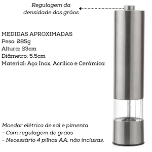 Moedor Elétrico de Aço Inox Etilux