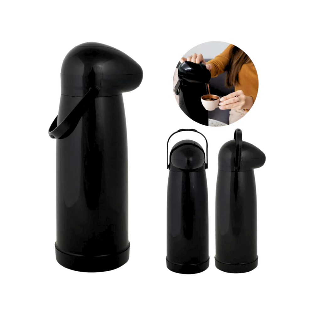 Garrafa Pressão Nobile 1,9L Preta - A Gourmet