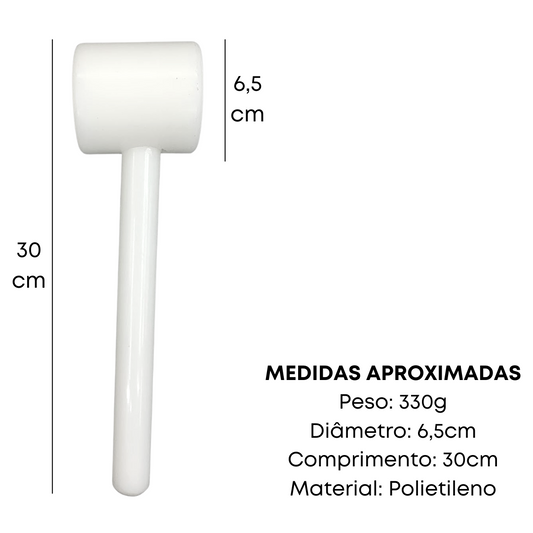 Martelo Maciço Polietileno 30cm