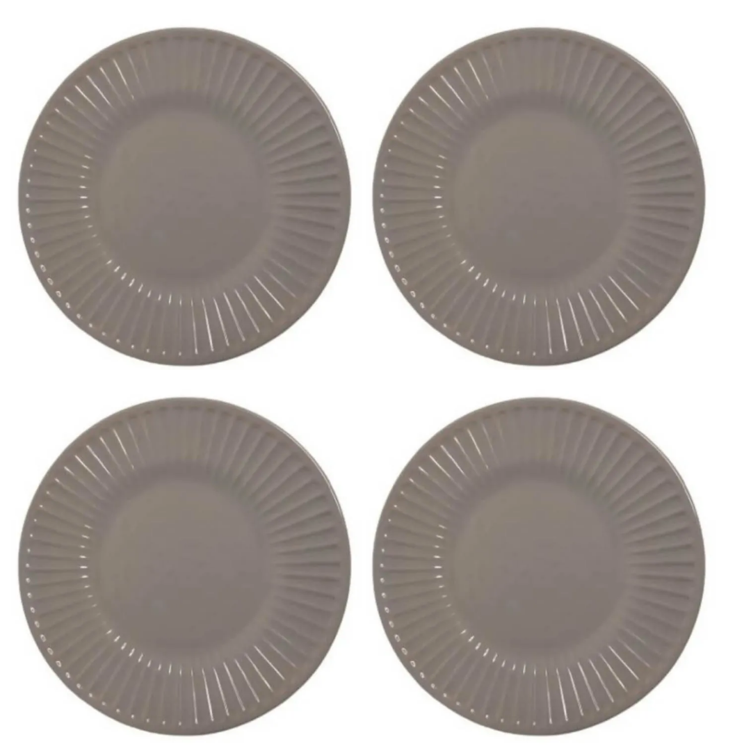 Prato Sobremesa Melamina Plissé - A Gourmet