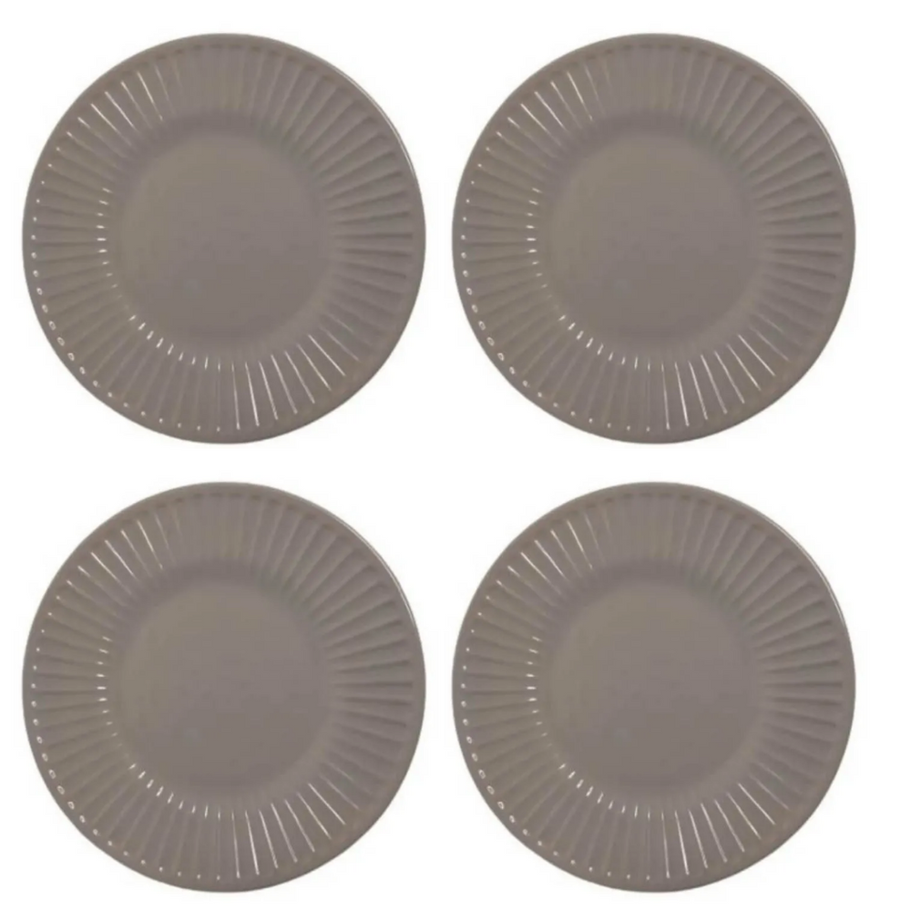 Prato Sobremesa Melamina Plissé - A Gourmet