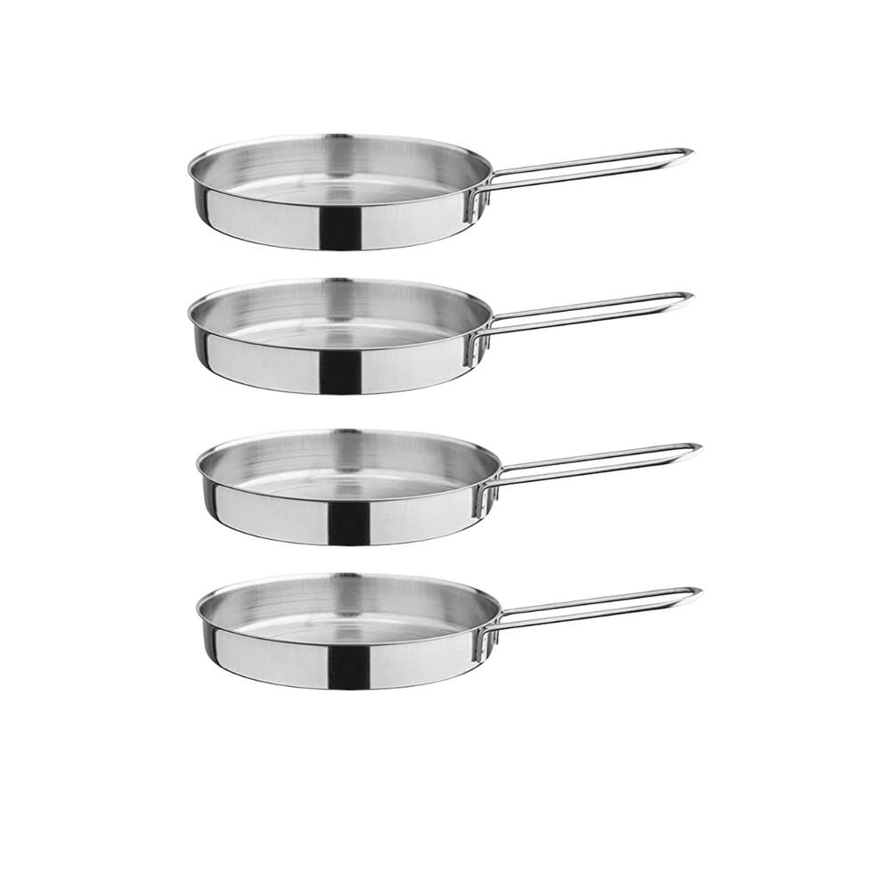 Mini Frigideira Servir Viana 12cm em Aço Inox Hauskraft