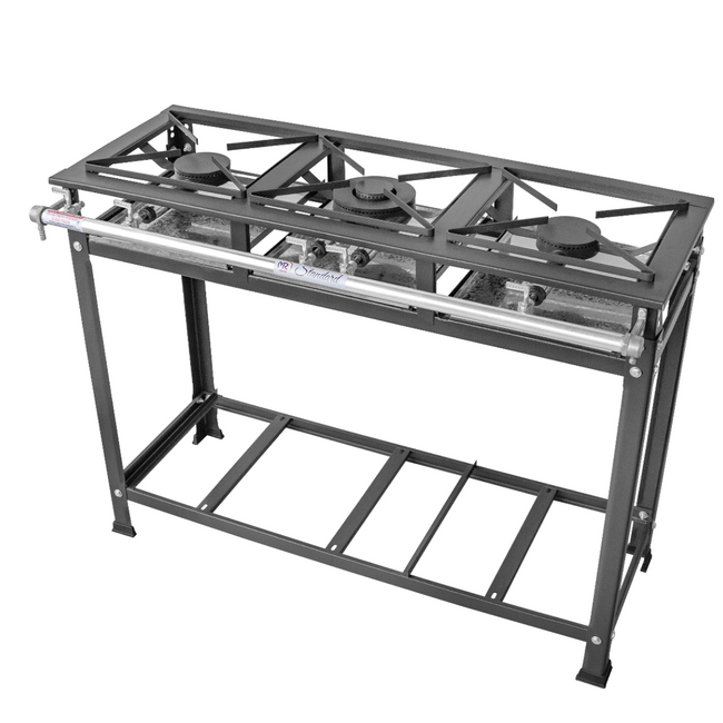 Fogão Industrial 3 Bocas Baixa Pressão - A Gourmet Hover Image