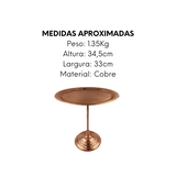 Boleira de Cobre Tubo G A Gourmet