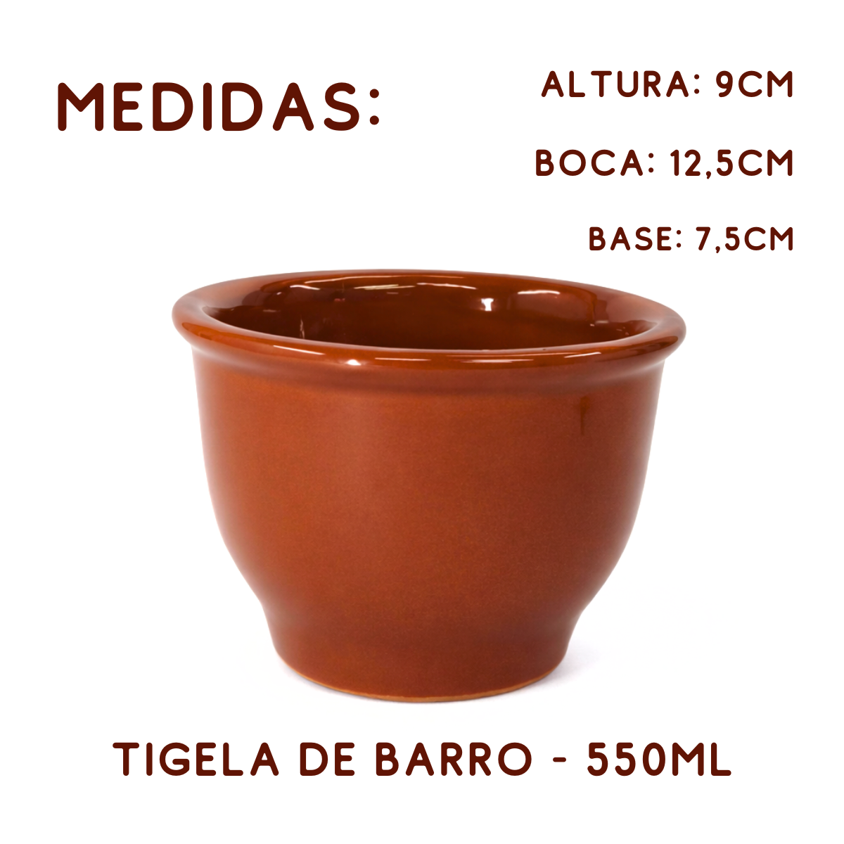 Cumbuca alta Cerâmica Barro N°0