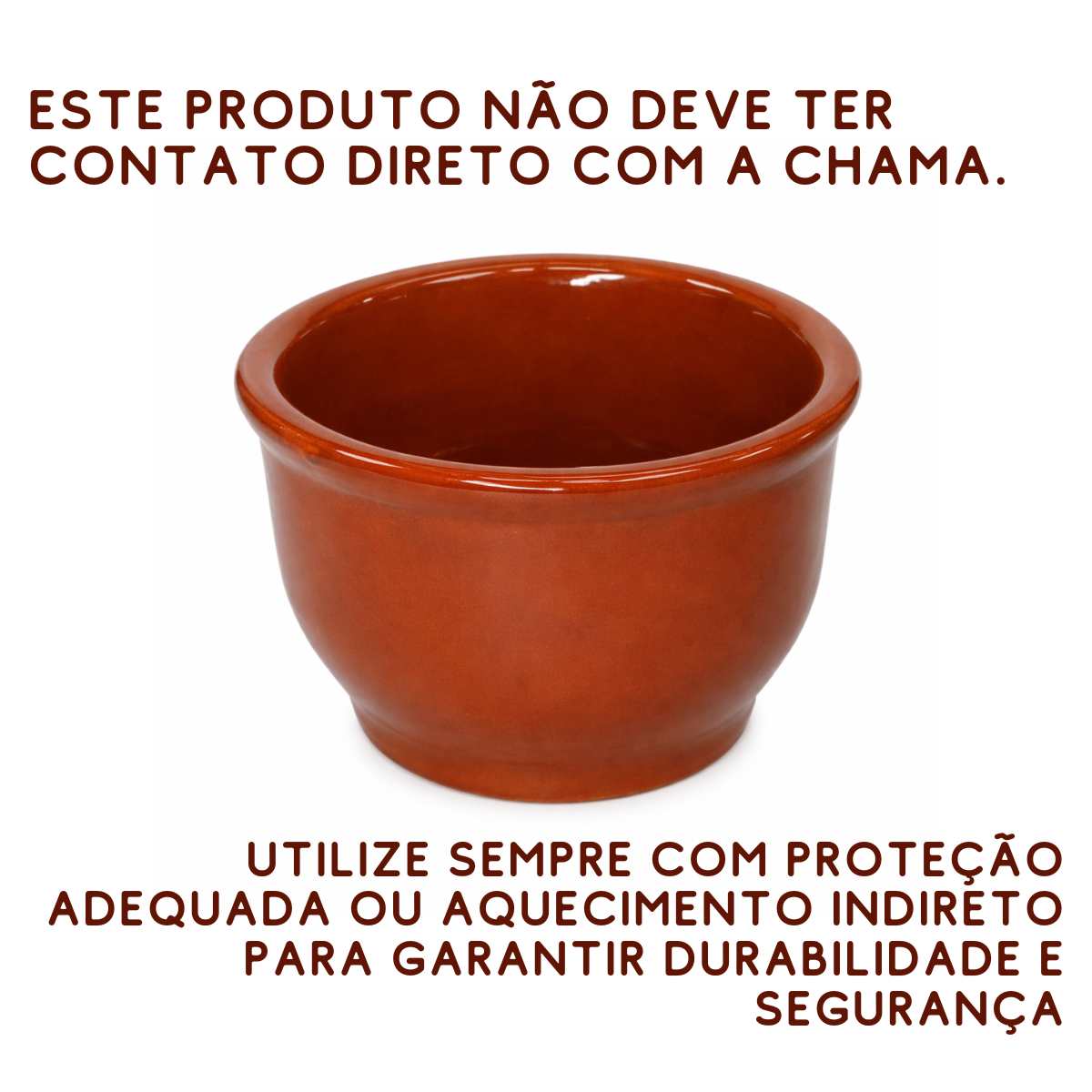 Cumbuca Cerâmica Alta Barro 900ml