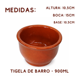 Cumbuca Cerâmica Alta Barro 900ml