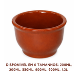 Cumbuca Cerâmica Alta Barro 900ml