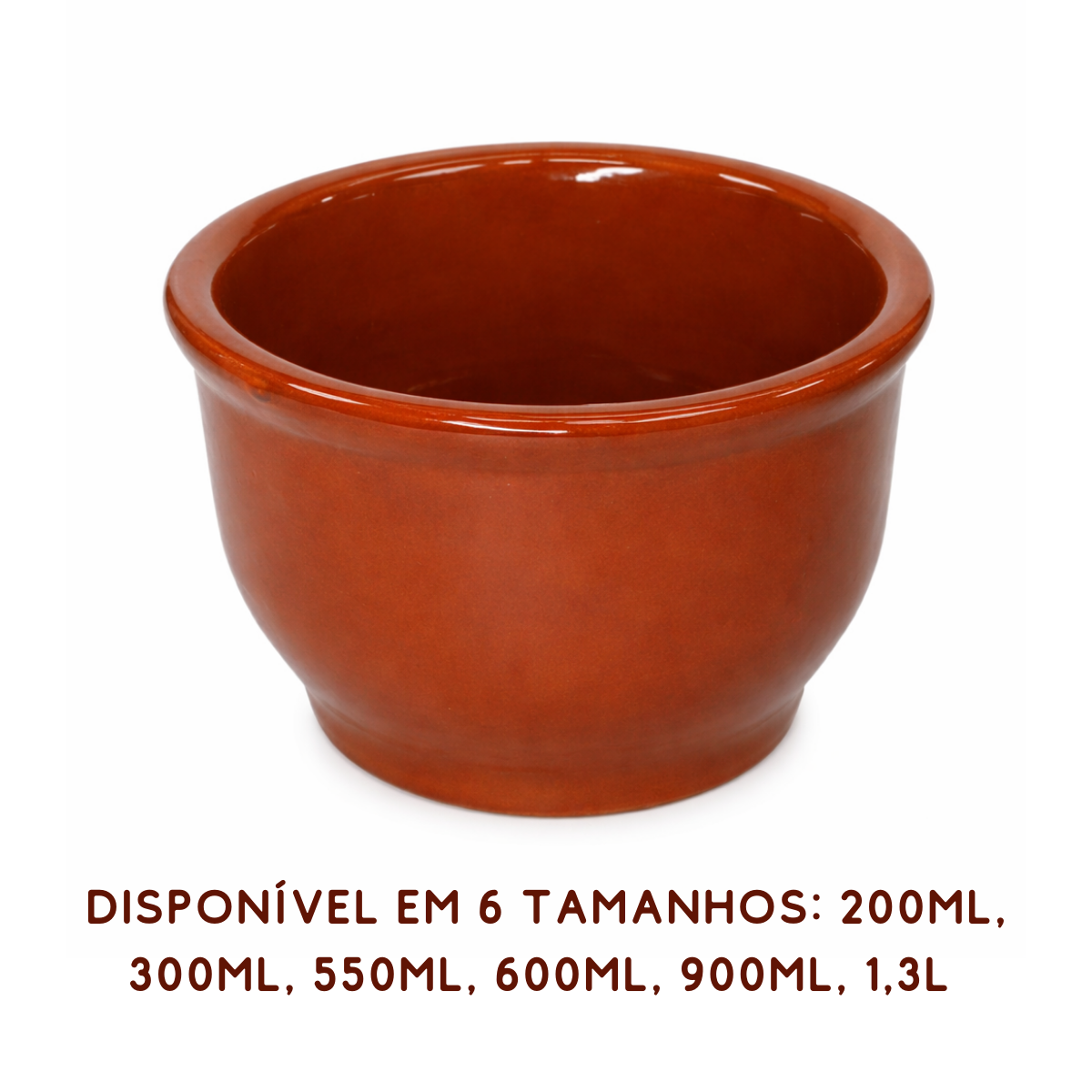 Cumbuca Cerâmica Alta Barro 900ml