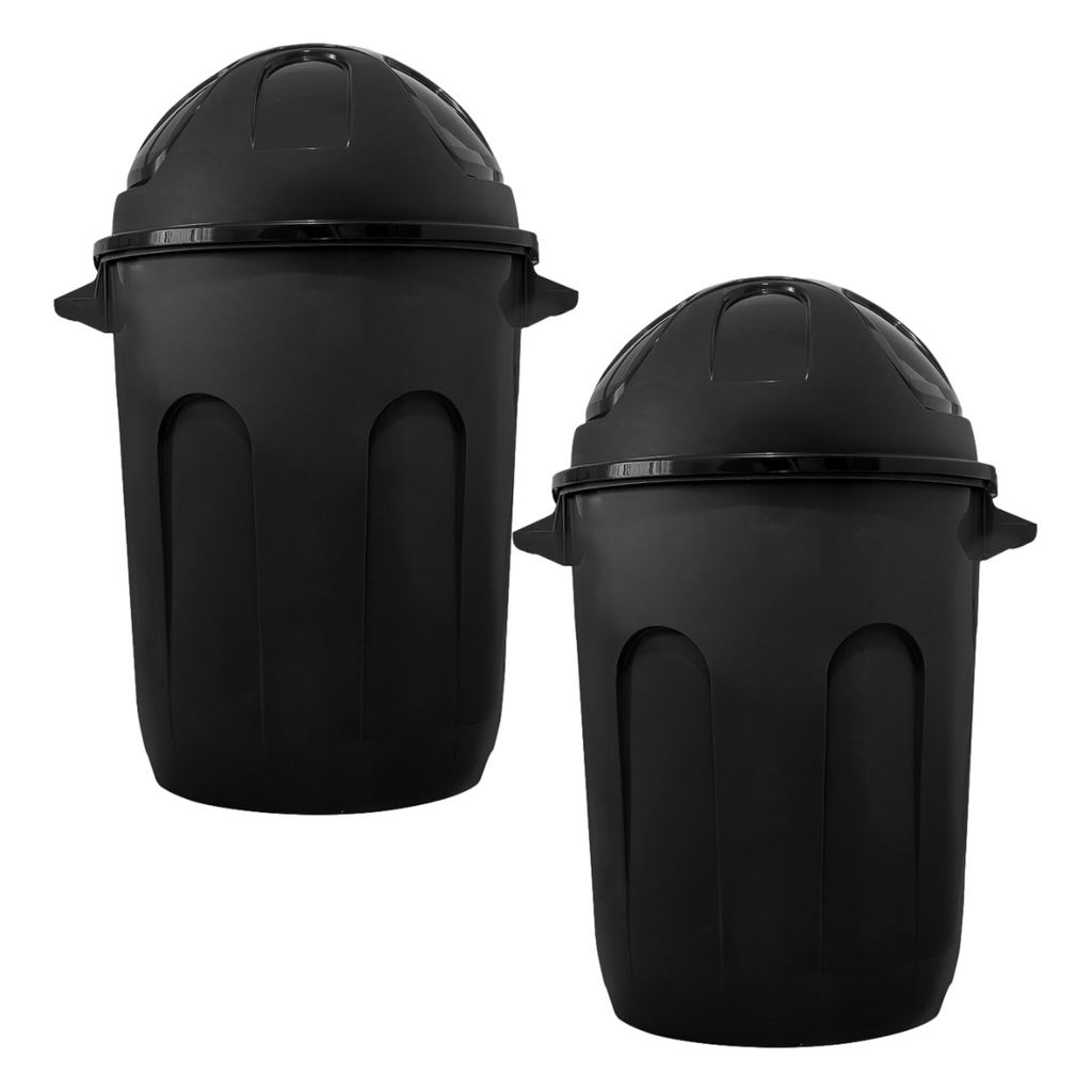 Lixeira Cesto Preto Basculante 60L Eco Nature Jaguar