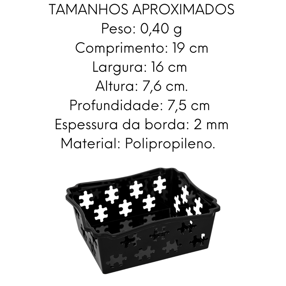 Cesta Multiuso N2 em Polipropileno Cores Sortido Jaguar