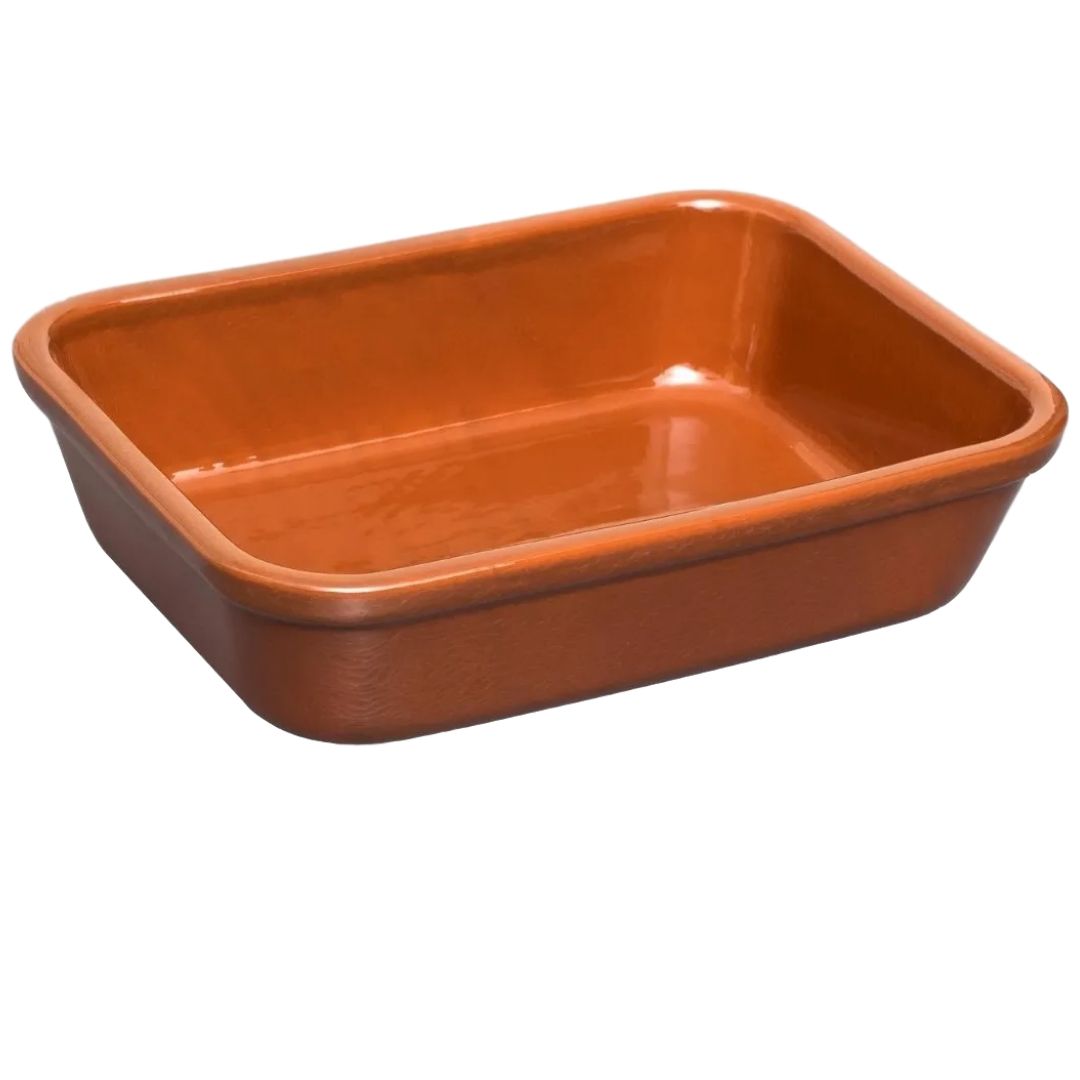 Assadeira Carre Retangular Cerâmica Barro