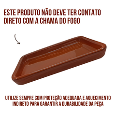 Assadeira Ceramica Barro 1Litro
